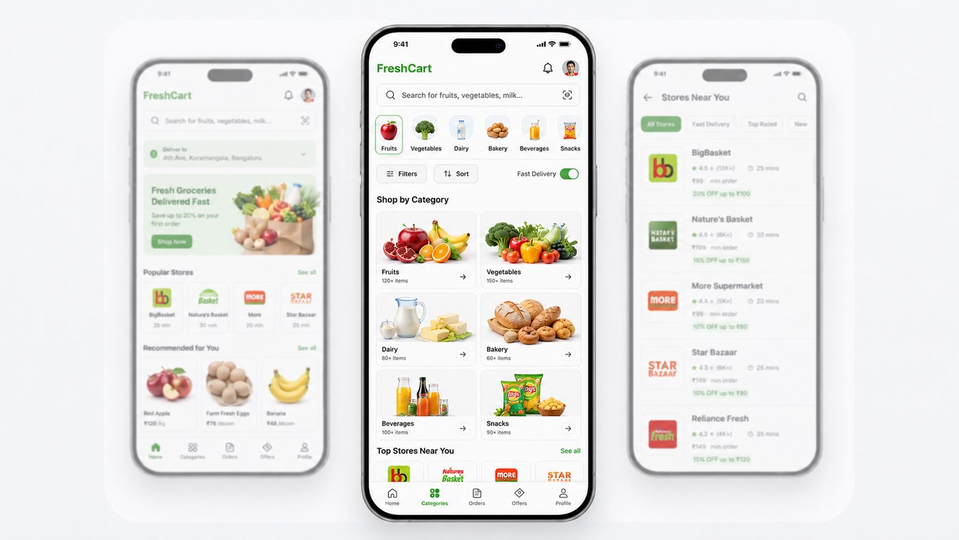 Store & rider screen
